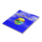 モンタナの旗 タイル (側面)