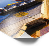 モンタナの氷河の国立公園、マクドナルド湖 フォトプリント (角)