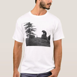 モンタナの灰色グマの遭遇 Tシャツ