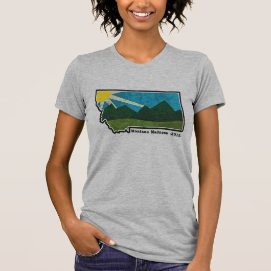 モンタナの狂気のBitterroot湖 Tシャツ (正面)