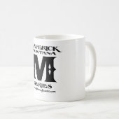 モンタナの異端的なロゴのマグ コーヒーマグカップ (正面右)
