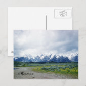 モンタナの美しい丘陵地帯 1950年代のポストカード ポストカード (正面/裏面)