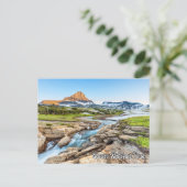 モンタナの美しい氷河の国立公園 ポストカード (スタンド正面)