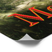 モンタナの草原カスタムプリント ポスター (角)