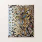 モンタナの裏庭の鳥 ジグソーパズル (縦)