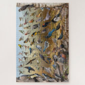 モンタナの裏庭の鳥 ジグソーパズル (縦)