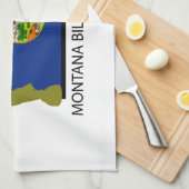 モンタナの計算代表団LDS CTR キッチンタオル (四つ折り)
