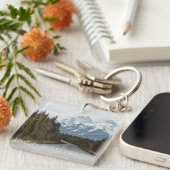 モンタナの遠征の景色のハイウェー山 キーホルダー (正面右)