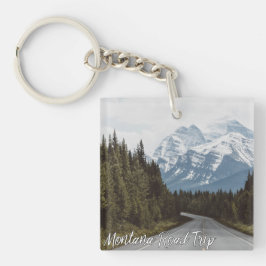 モンタナの遠征の景色のハイウェー山 キーホルダー
