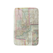 モンタナの領域の地図 バスマット (正面縦)