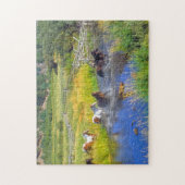 モンタナの馬。 ジグソーパズル (縦)