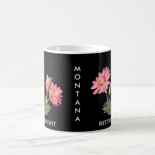 モンタナのBitterroot コーヒーマグカップ (中央)