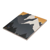 モンタナへの旅行を促進するヴィンテージのポスター。 タイル (側面)