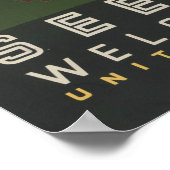 モンタナへの旅行を促進するヴィンテージのポスター。 ポスター (角)