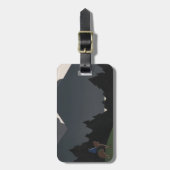 モンタナへの旅行を促進するヴィンテージのポスター。 ラゲッジタグ (正面縦)