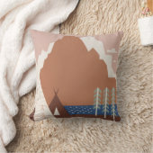 モンタナへの旅行を促進するヴィンテージのポスター。2 クッション (ブランケット)