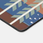 モンタナへの旅行を促進するヴィンテージのポスター。2 デスクマット (コーナー)