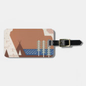 モンタナへの旅行を促進するヴィンテージのポスター。2 ラゲッジタグ (正面横)