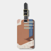 モンタナへの旅行を促進するヴィンテージのポスター。2 ラゲッジタグ (正面縦)