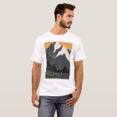 モンタナへの旅行を促進するヴィンテージのポスター。 Tシャツ (正面フル)