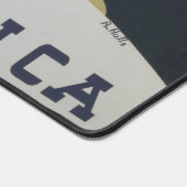 モンタナへの旅行を促進するヴィンテージ旅行ポスター デスクマット (コーナー)