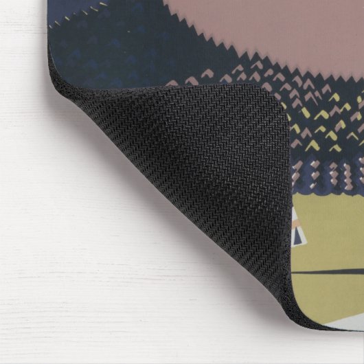 モンタナへの旅行を促進するヴィンテージ旅行ポスター マウスパッド (コーナー)