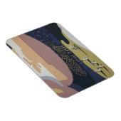 モンタナへの旅行を促進するヴィンテージ旅行ポスター マグネット (右側)