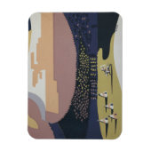 モンタナへの旅行を促進するヴィンテージ旅行ポスター マグネット (縦)