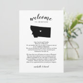 モンタナへようこそ |の結婚レター&旅程 (スタンド正面)