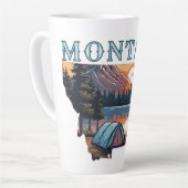 モンタナアウトルントテンキャンプ カフェラテマグ (左アングル)