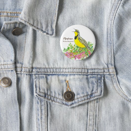 モンタナウエスタンメドウラルク州バード 缶バッジ (インサイチュ)