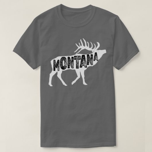 モンタナエルク Tシャツ (デザイン正面)