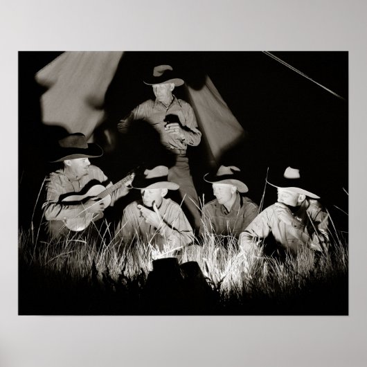 モンタナカウボーイズ、1939年。ヴィンテージ写真 ポスター (正面)