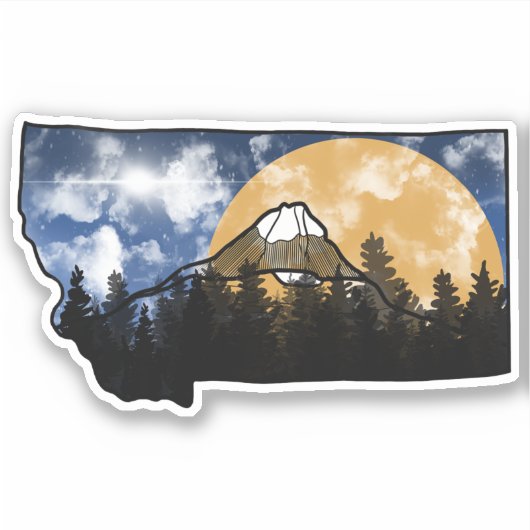 モンタナカラフル シール (正面)