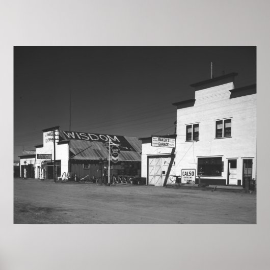 モンタナガスステーション， 1942 ポスター (正面)