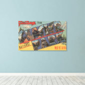 モンタナグレイシャーナショナルパーク キャンバスプリント (インサイチュ (ウッドフロア))