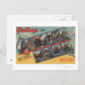 モンタナグレイシャーナショナルパーク ポストカード (正面/裏面)