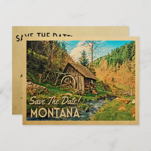 モンタナサザデイトキャビン素朴ミルウッズ 案内ポストカード (正面/裏面)