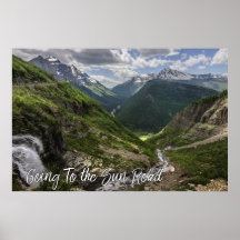 モンタナサンシーニックハイウェイ山脈に行く