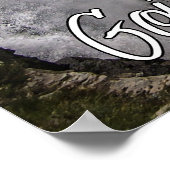 モンタナサンシーニックハイウェイ山脈に行く ポスター (角)