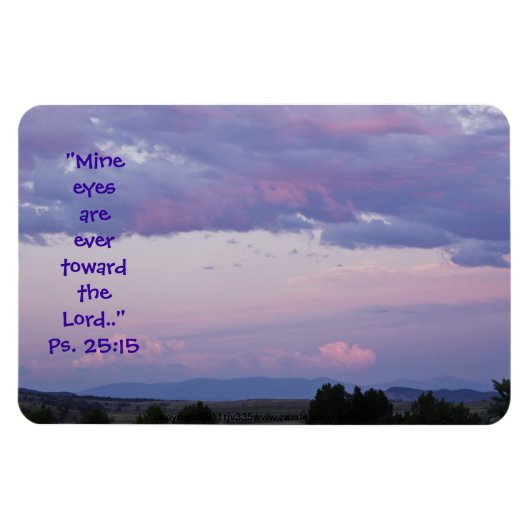 モンタナサンセットマグネット付き/聖なる書物、 経典バース マグネット (横)