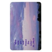 モンタナサンセットマグネット付き/聖なる書物、 経典バース マグネット (縦)