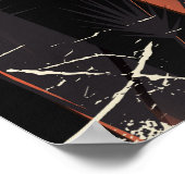 モンタナスキーヴィンテージ旅行ポスター ポスター (角)