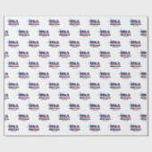 モンタナスターズアンドストライプズ州 ラッピングペーパー (フラット)