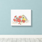 モンタナストレッチキャンバス印刷 キャンバスプリント (インサイチュ (ウッドフロア))