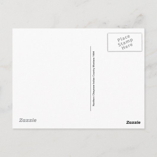 モンタナチェイエンヌポストカード ポストカード (裏面)