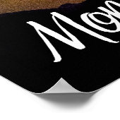 モンタナナイトと天の川の山と花 ポスター (角)