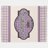 モンタナハックルベリーブランケット フリースブランケット (正面(横))