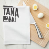 モンタナバイソン キッチンタオル (四つ折り)