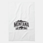 モンタナバイソン キッチンタオル (縦)
